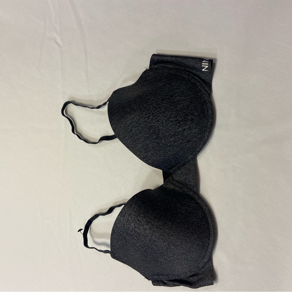 Nine West Charcoal Bra with Black Straps